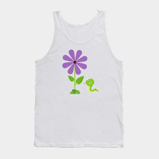 Snake and Flower Tank Top